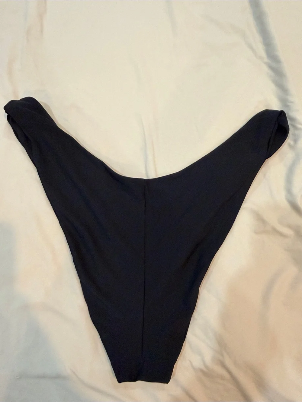 aerie Black Cheekier Bikini Bottom XXL